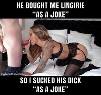 Free porn pics of More Sissy Captions III 12 of 500 pics