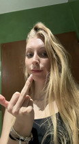 Free porn pics of Giving the finger  5 of 58 pics
