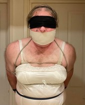 Free porn pics of Me in Bondage: Home Invasions (White Nightie) 18 of 28 pics