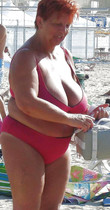 Free porn pics of Red-haired granny at the beach 71 of 185 pics