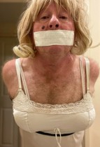 Free porn pics of Me in Bondage: Home Invasions (White Nightie) 8 of 28 pics