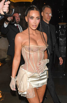 Free porn pics of  Kim Kardashian Seen Flashing Her Legs As She Steps Out Braless  9 of 24 pics