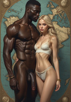 Free porn pics of Big Black Conquest - AI BBC 21 of 34 pics