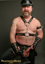 Free porn pics of Gay leather and Rubber + bondage part 5 4 of 151 pics