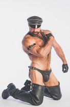 Free porn pics of Gay leather and Rubber + bondage part 5 48 of 151 pics