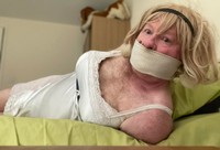Free porn pics of Me in Bondage: Home Invasions (White Nightie) 16 of 28 pics