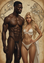 Free porn pics of Big Black Conquest - AI BBC 10 of 34 pics