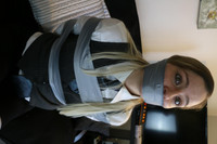 Free porn pics of Necktied vested business woman taped 5 of 29 pics