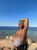 Free porn pics of Chioma's gargantuan black belly-warmers 3 of 78 pics