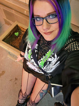 Free porn pics of Alt/Goth - Glasses 001 48 of 50 pics