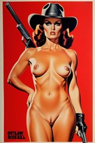 Free porn pics of Fake Jane Russel in "Outlaw"(AI generated|undressed) 35 of 57 pics