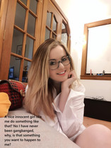 Free porn pics of Her Reaction When U Asked Her If She Has Ever Been Gangbanged 22 15 of 32 pics