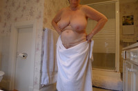 Free porn pics of UGLY OLD CUNT Rebecca of Chelmsford Tits and Towels 9 of 44 pics