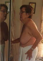 Free porn pics of UGLY OLD CUNT Rebecca of Chelmsford Tits and Towels 2 of 44 pics