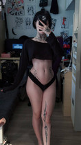 Free porn pics of Stunning busty Goth  5 of 325 pics