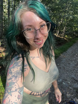 Free porn pics of Fern Sexy Green Haired Elf Milf with Glasses Mixed Hot Shots 5 of 31 pics
