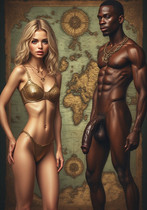 Free porn pics of Big Black Conquest - AI BBC 5 of 34 pics