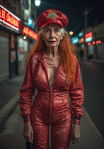 Free porn pics of AI 416 Grandma loves the streets 6 of 24 pics