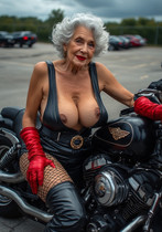 Free porn pics of AI 413 Grandma is a biker slut 10 of 24 pics