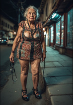 Free porn pics of AI 416 Grandma loves the streets 10 of 24 pics