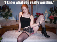 Free porn pics of Blasphemy Captions, religious fetish, etc 4 of 91 pics
