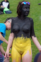 Free porn pics of Nudist Body Paint 16 15 of 24 pics