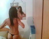 Free porn pics of Dark Haired Thongs 19 of 100 pics
