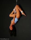 Free porn pics of Cute in blue tied up hanging 47 of 105 pics