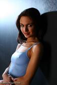 Free porn pics of Cute in blue tied up hanging 2 of 105 pics