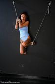 Free porn pics of Cute in blue tied up hanging 98 of 105 pics