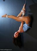 Free porn pics of Cute in blue tied up hanging 50 of 105 pics