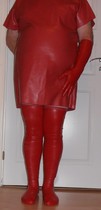 Free porn pics of Red rubber 1 of 27 pics