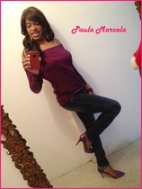 Free porn pics of Paula Marcela 1 (Dark-skinned Amateur Tgirl) 26 of 102 pics