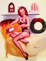Free porn pics of Vinttage Pin-Up Drawn Pics 17 of 40 pics