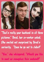 Free porn pics of Captions, Femdom, Strap on, Transgender, Sissy, Kink, Mix 10 88 of 220 pics
