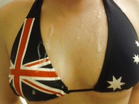 Free porn pics of Cum on her cleavage 12 of 52 pics